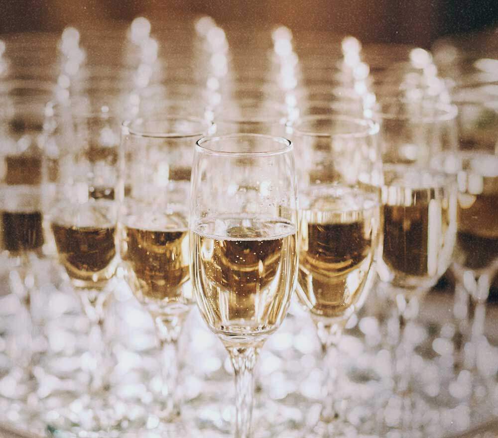 Golden Service Mobile Bar bartender serving cocktails at a Halifax wedding
